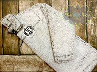 Youth Boxercraft Quarter Zip Pullover Sherpa - Blank - No Monogram