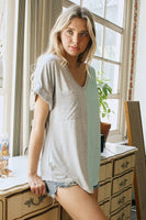 Close Friendship V Neck Top
