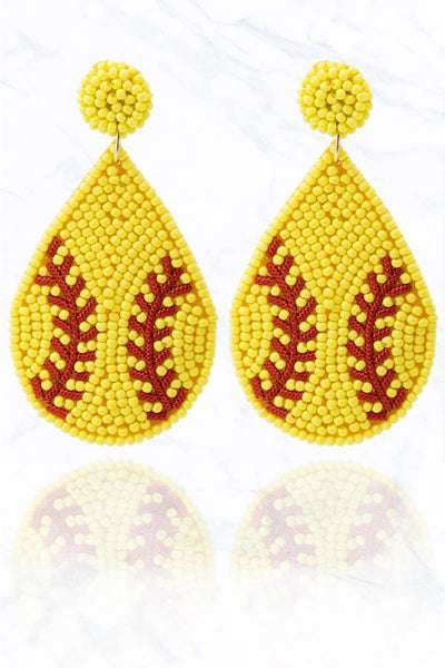 Softball Baseball Earrings