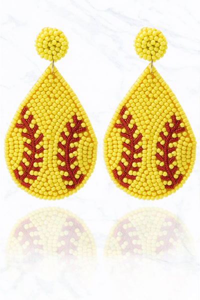 Softball Baseball Earrings
