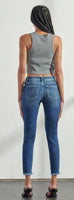 KanCan Mid Rise Button Fly Ankle Skinny Jean