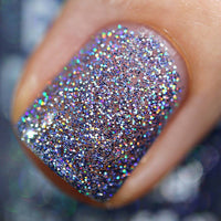 Purple Pizazz - Rainbow Sparkle Nail Polish