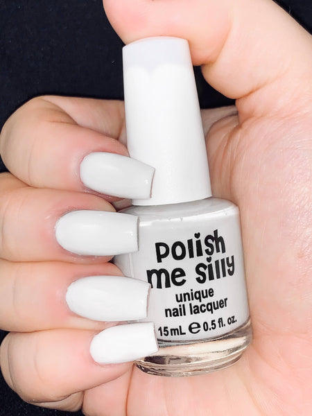 Whisper White - Solid White Creme Polish