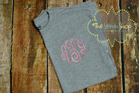 Monogrammed Short Sleeve T-Shirt