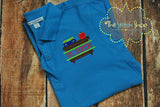 Split Desk Applique and Embroidered Polo