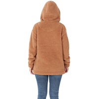 Sherpa Half Zip Hoodie - With Pocket