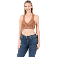 Stretch Lace Bralette with Pads
