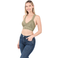 Stretch Lace Bralette with Pads