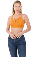 Front Lattice Bralette - Multiple Colors