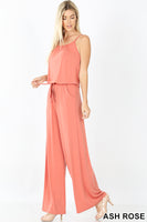 Spaghetti Strap Jumpsuit with Pockets
