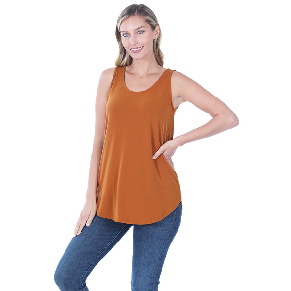 Sleeveless Round Neck Top