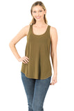 Sleeveless Round Neck Top