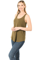 Sleeveless Round Neck Top