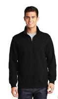 Moss Bluff Middle School Men's Embroidered Quarter Zip Fleece Pull Over