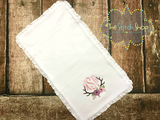 Girl's Antler and Monogram Baby Gift Set