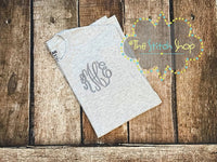 Monogrammed Short Sleeve T-Shirt