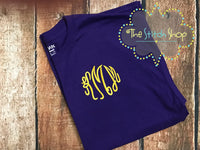 Monogrammed Short Sleeve T-Shirt